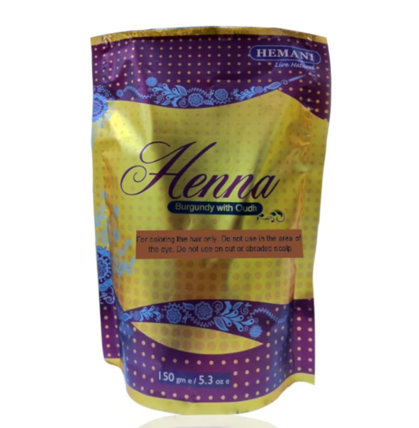 Henna de Borgoña con oud 150 g