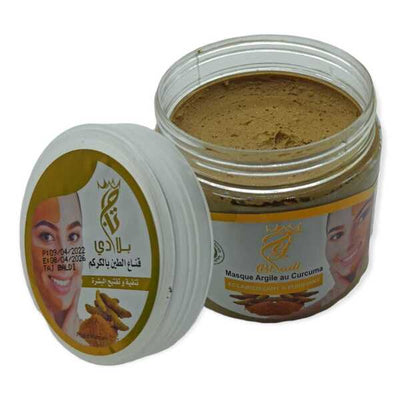قناع الطين بالكركم