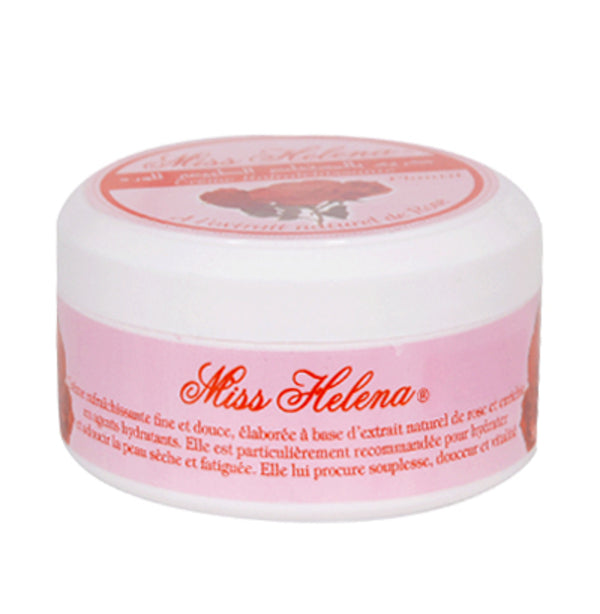 Crema refrescante con extracto natural de rosa.