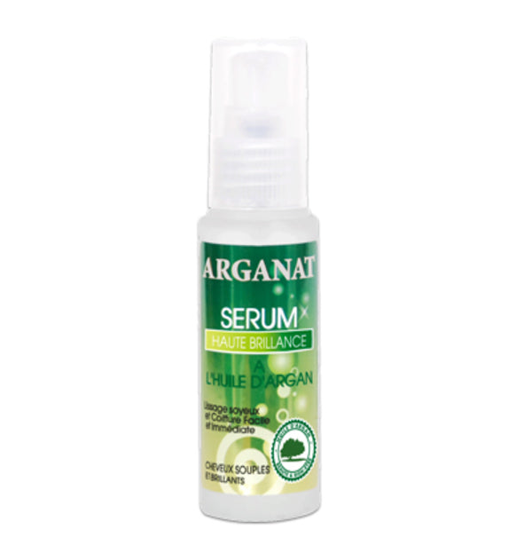 Hair shine serum with argan oil
