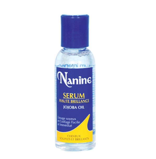 A shine serum for hair with jojoba oil