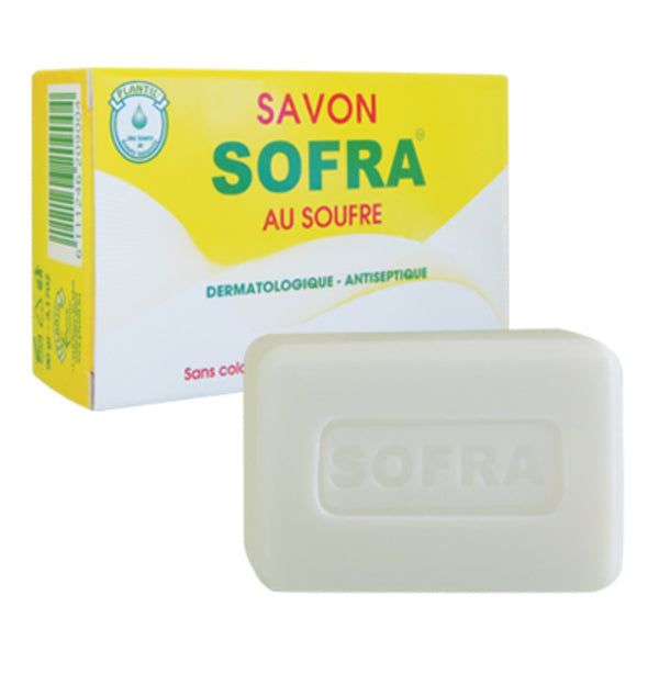 Sulfur soap for the skin